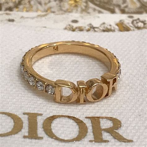 dior ring goud dames|christian dior rings.